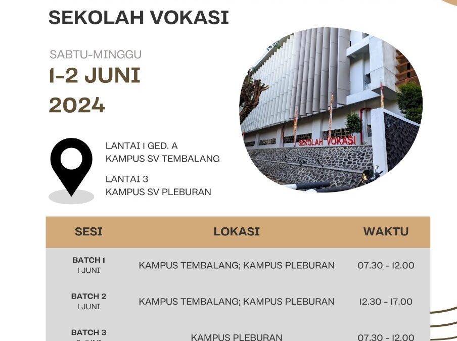 Pembekalan KKN Sekolah Vokasi Universitas Diponegoro