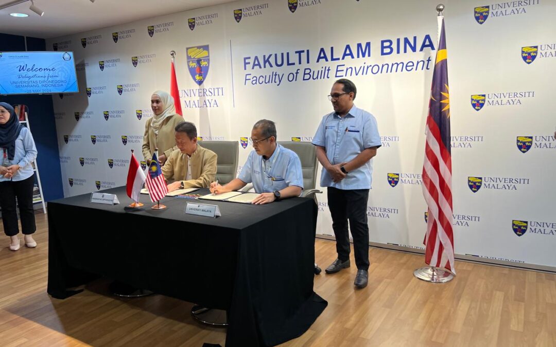 Penandatanganan Letter of Intent antara Sekolah Vokasi Universitas Diponegoro dan Fakulti Alam Bina Universiti Malaya