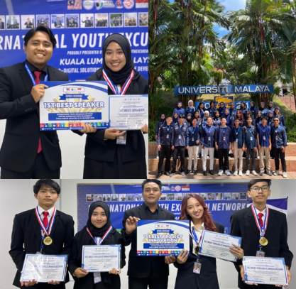 Boyong Kejuaraan dari Malaysia, Mahasiswa Prodi Akuntansi Perpajakan Vokasi UNDIP menunjukkan prestasi di International Youth Excursion Network