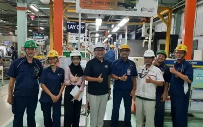Learn Work Culture, D4 ​​Applied Foreign Language Students of Undip Vocational School Do Internship at PT Hino Motors Manufacturing Indonesia