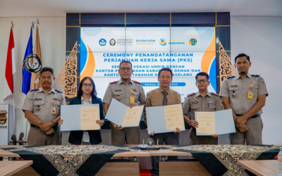 Vokasi UNDIP Jalin Kemitraan dengan Kantor Pertanahan Kota Magelang dan Kabupaten Demak