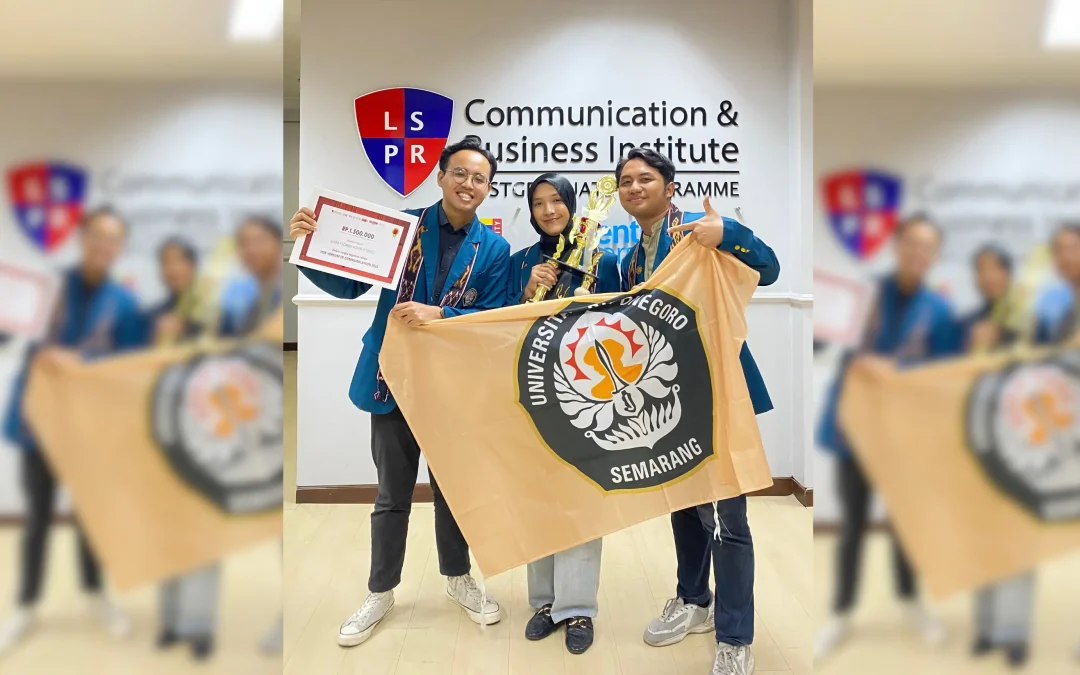 Raih Juara I Public Relations Competition Nasional, Vokasi UNDIP Bawakan Kampanye “SETARA”